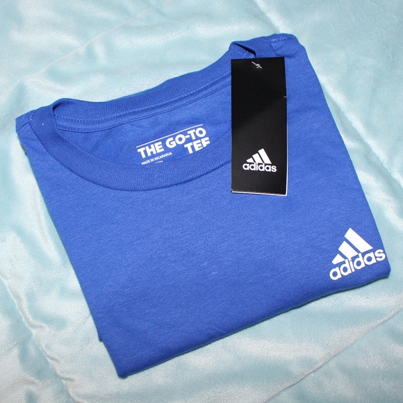 adidas Tops - ✓  NWT Adidas The Go-To Tee Bold Blue